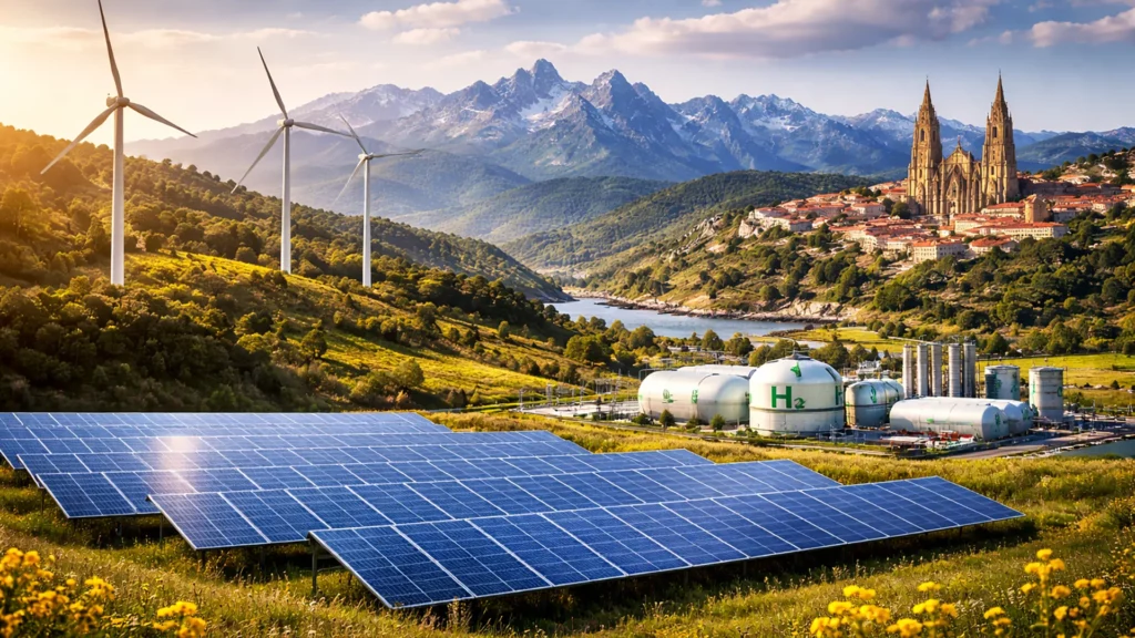 Farma wiatrowa i elektrownia słoneczna w Hiszpanii – odnawialne źródła energii