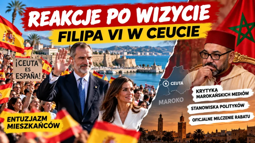 Reakcje po wizycie Filipa VI w Ceucie – entuzjazm mieszkańców i krytyka ze strony marokańskich mediów