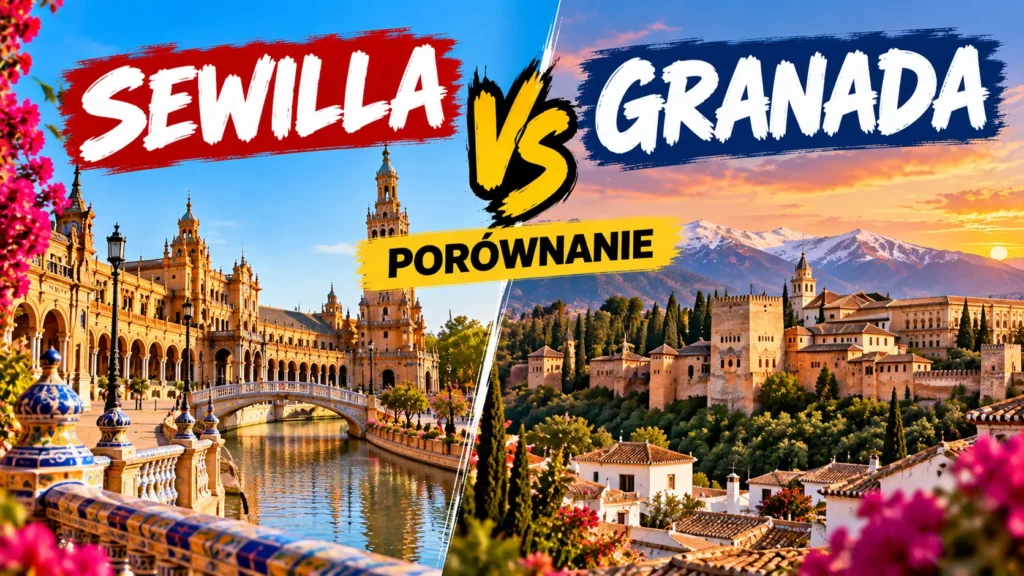 Sewilla czy Granada – porównanie Plaza de España i pałaców Alhambry w Andaluzji