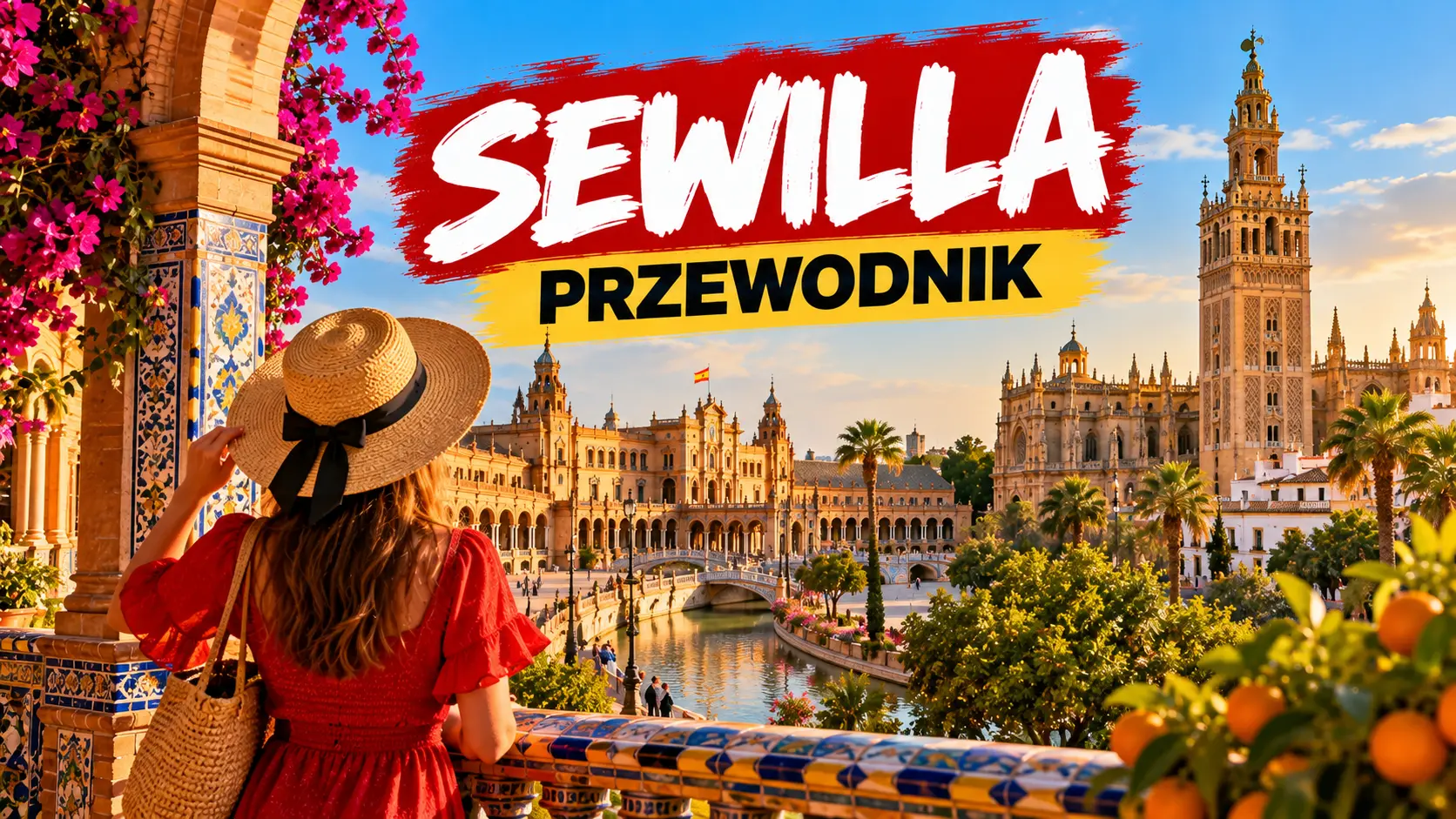 Sewilla – Plaza de España, Giralda i kolorowa architektura stolicy Andaluzji